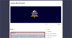 Desktop Screenshot of goldenbellproducts.com